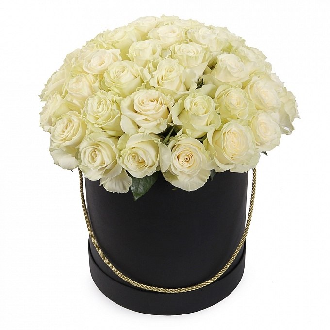  Antalya Çiçek Gönder Kutuda Beyaz Güller 35 Adet