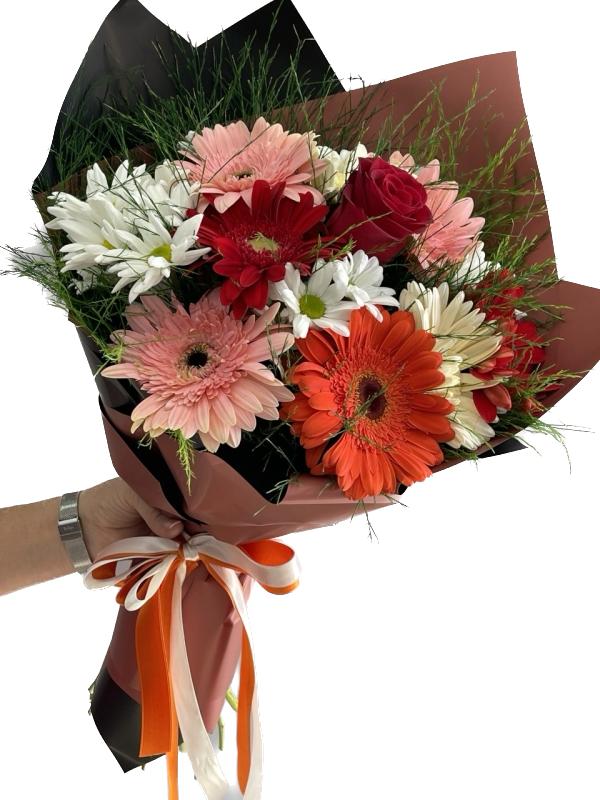  Antalya Florist Gerbera Rose Chrysanthemum Bouquet