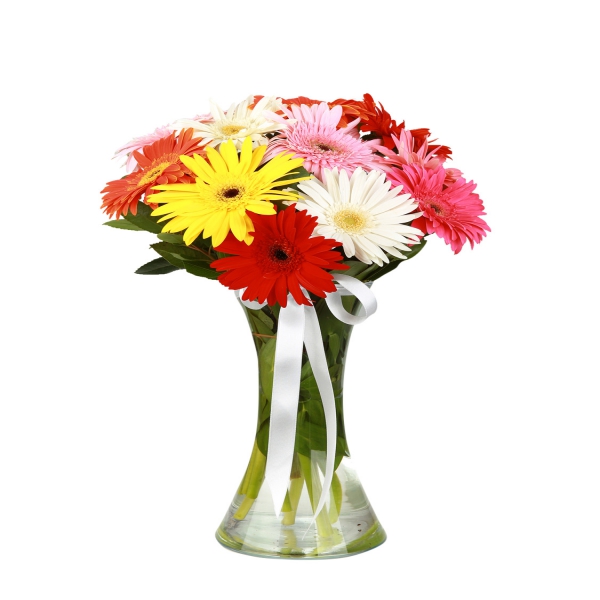 Antalya Florist Colorful Gerberas in Vase