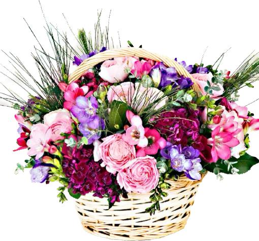 Antalya Florist Seasonal Arrangement in Basket
