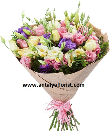  Antalya Flower Delivery Lisianthus Bouquet