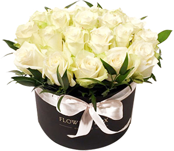  Antalya Blumen box 25 pc white roses 