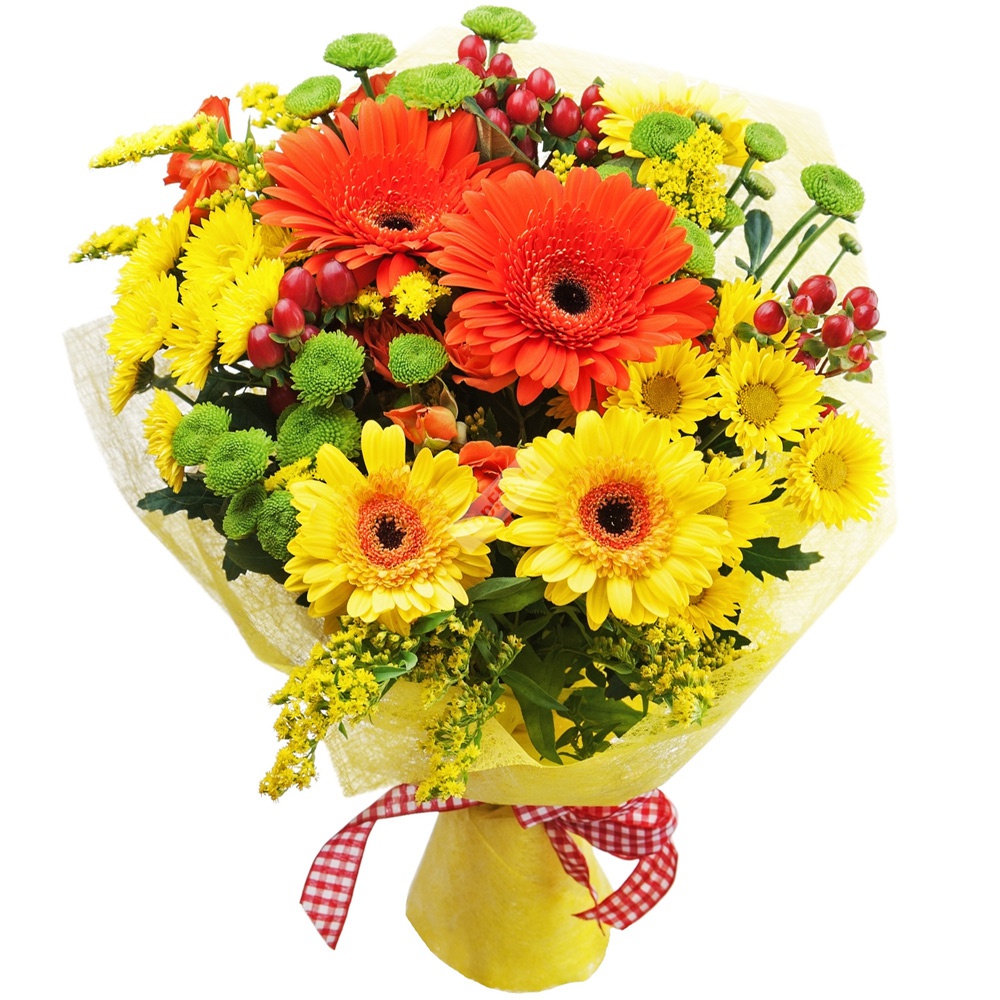 Antalya Florist Gerbera Chrysanthemums Bouquet